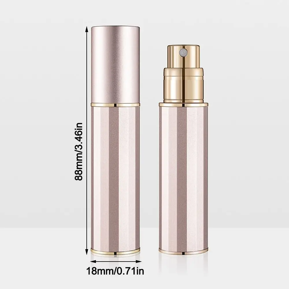 Fashion 5ml Perfume Bottle Refillable Leak-proof Spray Bottle Bottom Filling Perfume Atomizer Bottle Travel