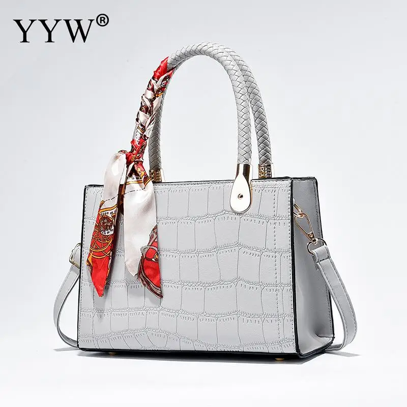 High Quality Ladies Leather Leathr Handbag 2023 Luxury Retro Designer Alligator Women Shoulder Messenger Bags Ladies Tote Bolsas