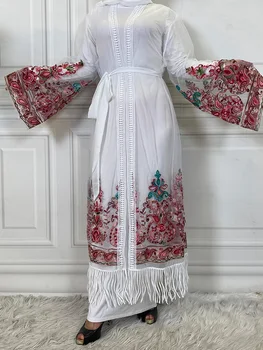 Hot Sale Fashion Printing Muslim Abayat Turkish Robe Arab Kaften Arabian Islamic Clothing Abayas For