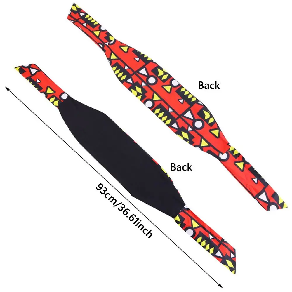 African Print Polyester Headband for Women Yoga Sports
