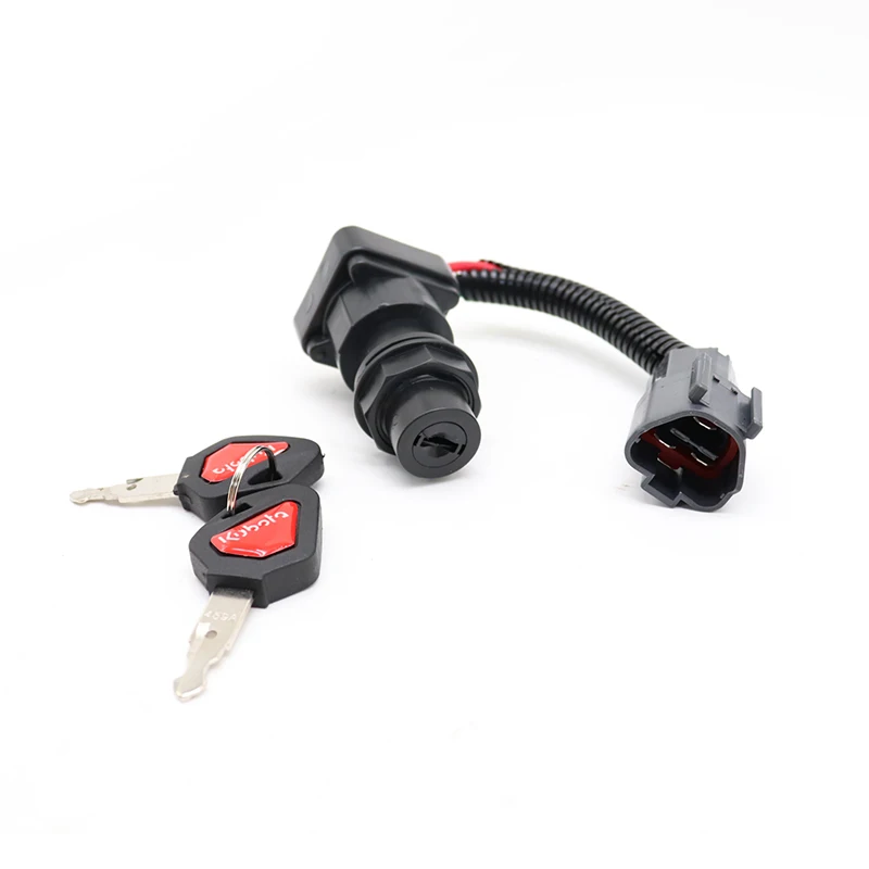 Kubota Excavator Universal Ignition Switch Ignition Lock key start Switch Lock For U15 U20 U25 U30 KX155 163 175
