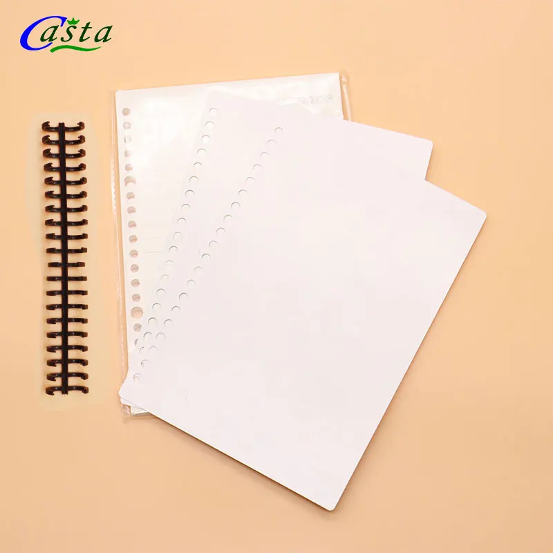 A5 A6 Sublimation Blank Note Books Spiral Wire Bound Heat Transfer