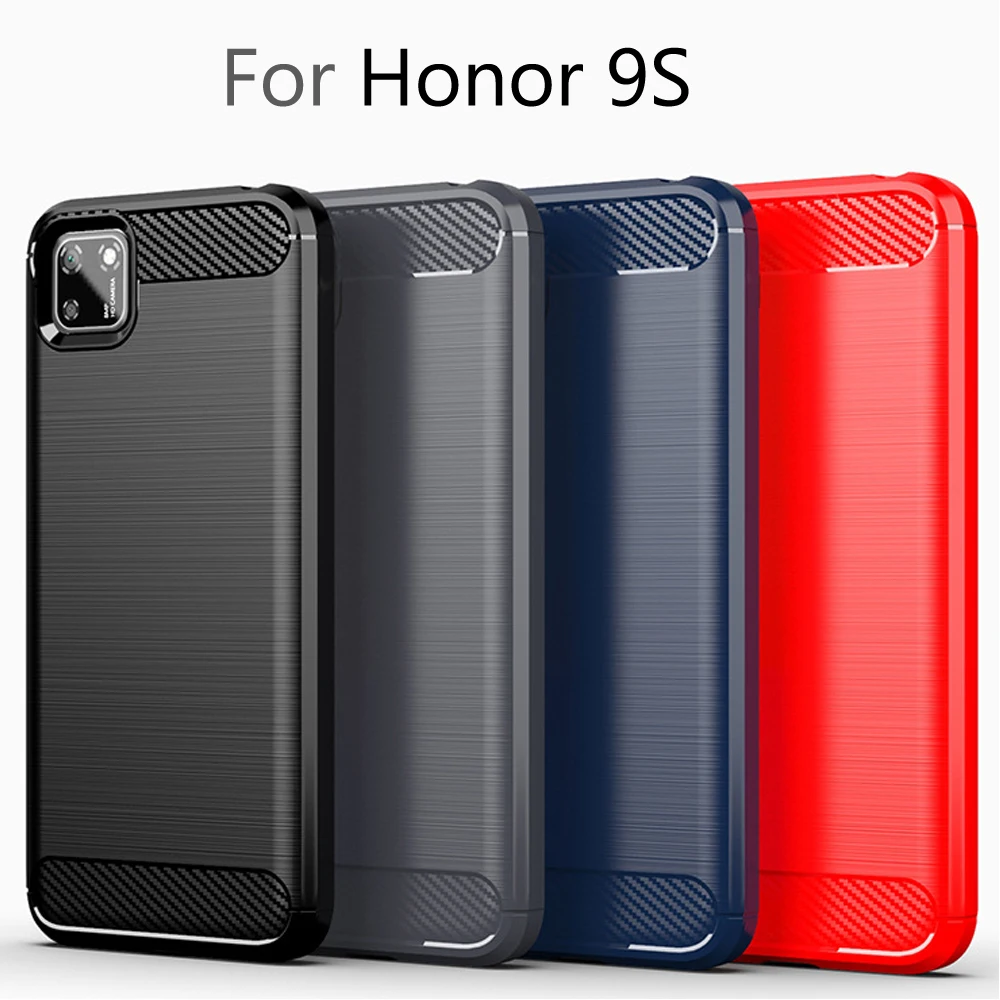 Carbon Fiber Silicone Case Cover