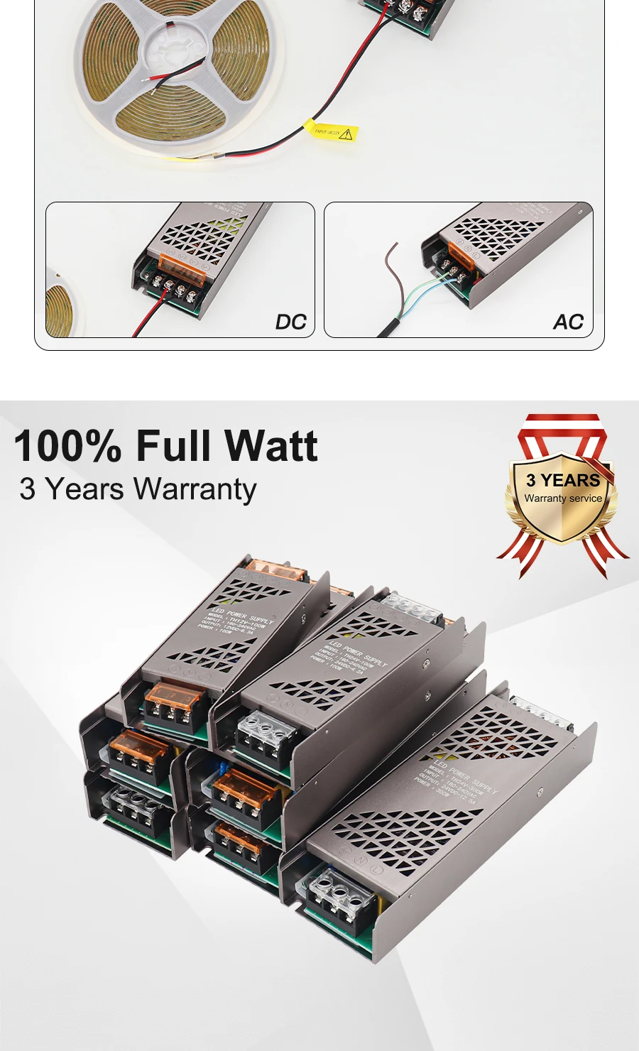 MALIIGAZA DC 12V 24V LED transformer power supply product detail