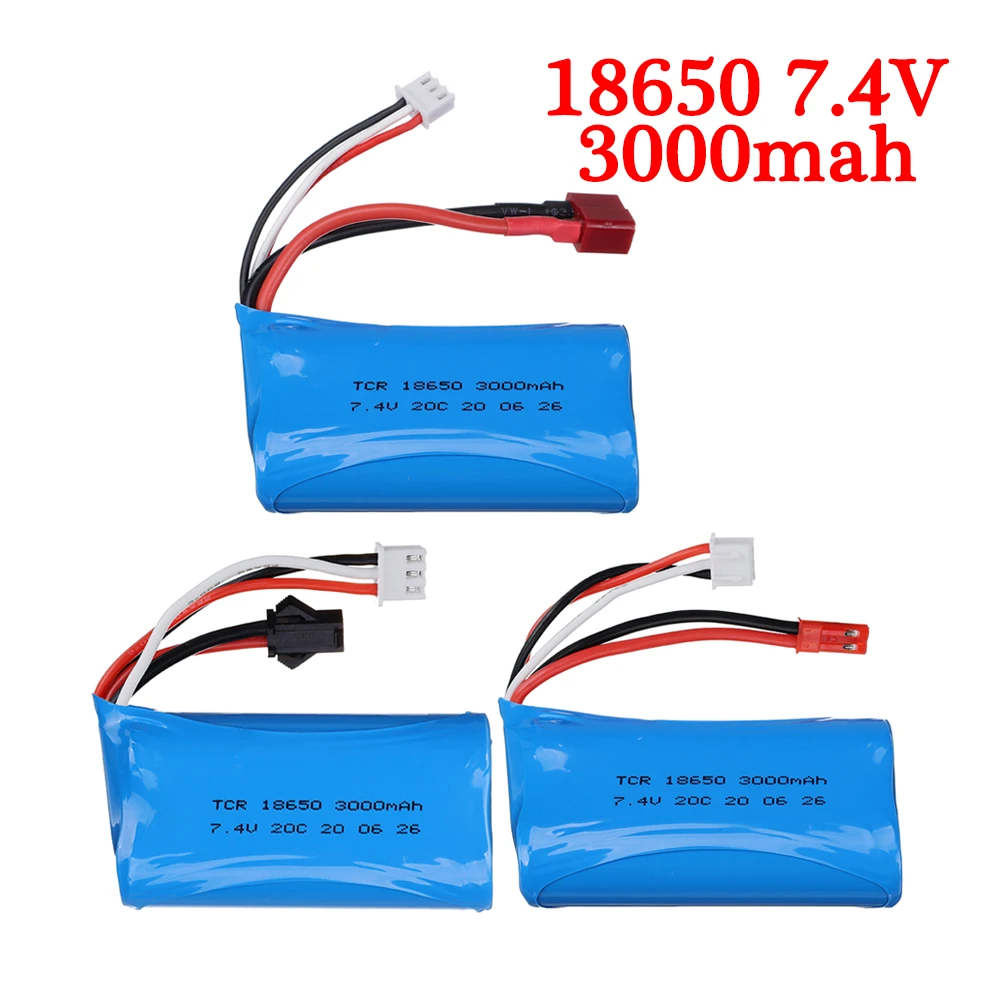 7.4v 3000mah Lipo Battery For Wltoys 144001 12428 12423 A949 A959 A969