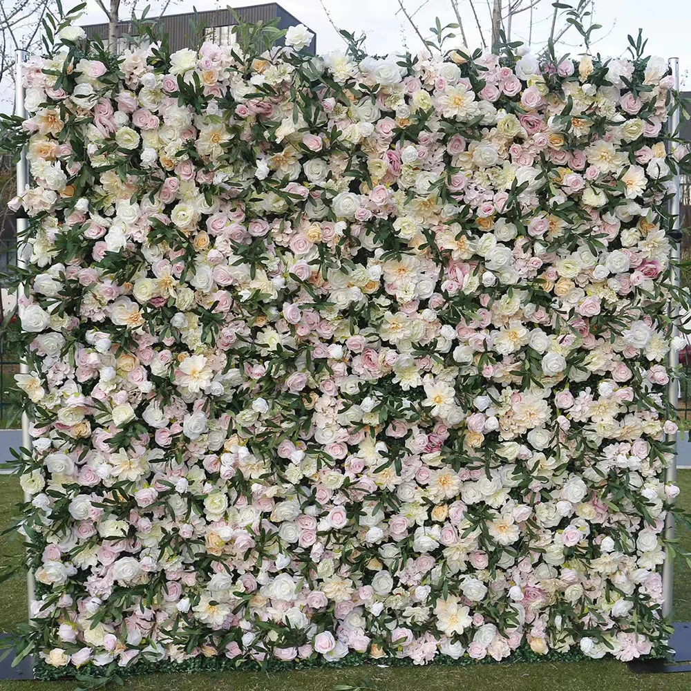 

Wholesale Event Decor Wedding Backdrop Artificial Flower Wall For Decoration