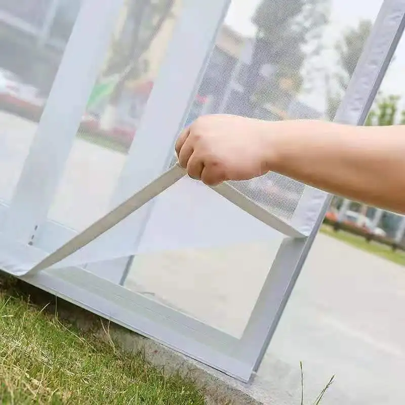 

Custom Size Mosquito Net Doors Windows Ready-made Curtains Nets Self-Adhesive Window Mesh Fly Insect Mosquito Screen Transparent