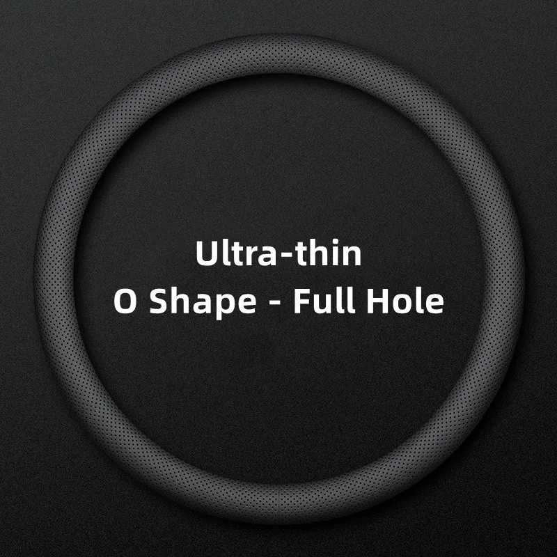 자동차 핸들 커버 초박형 핸들 커버 랩 유니버설 37-38cm 통기성 핸들 커버 자동차 액세서리