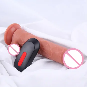 Wireless Remote Spray Water Dildos For Women Artificial Penis Vibrator Ejaculation Realistic Dildo Suction Cup Couples Lesbian 5