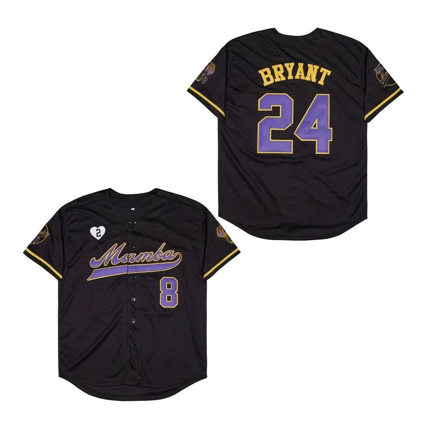 Baseball Jersey LEGEND 8-24 LEGACY Jerseys Sewing Embroidery Printed Portrait High Quality Sports Outdoor White Black New