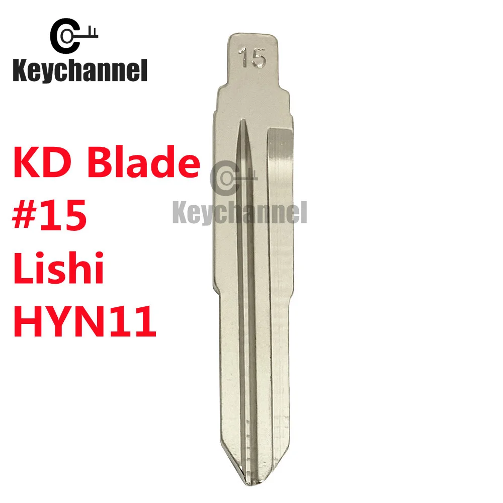 5/10PCS/LOT Blank Flip #15 KD Remote Key Blade Type For Hyundai For Kia Suzuki For Jeep For Chevrolet For Great Wall H3 H5 HYN11