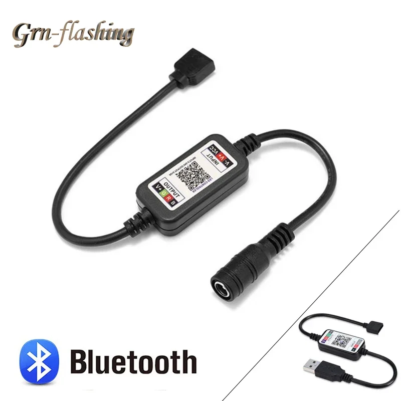 Smart APP Bluetooth RGB Controller Switch USB 5V 12V 24V 5050 2835 RGB LED Strip Light Controller Bedroom TV Backlight Decor backlight switch 2015450014 for mercedes r107 r129 w124 w126 w140 w201 g