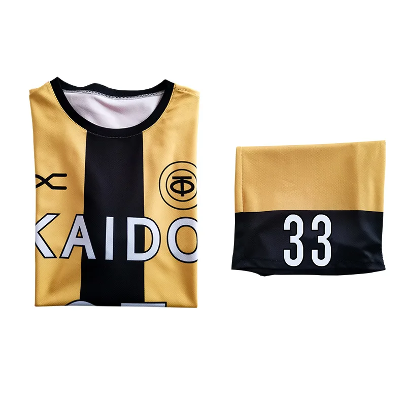 Aoashi Cosplay Custume City Esperion Team Uniform Sports Soccer T-shirt  Short Sleeve Anime Party Performance Carnival Clothing