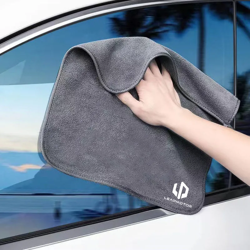 Microfiber Towel Car Interior Dry Cleaning Towels Car Wash Supplies Leapmotor Leap Motor T03 S01 C11 C01 Reev Accessories microfiber towel cleaning cloth microfiber cleaning cloths microfiber car towel microfiber towels fiber towel microfiber washing towel car washing towel car drying towel