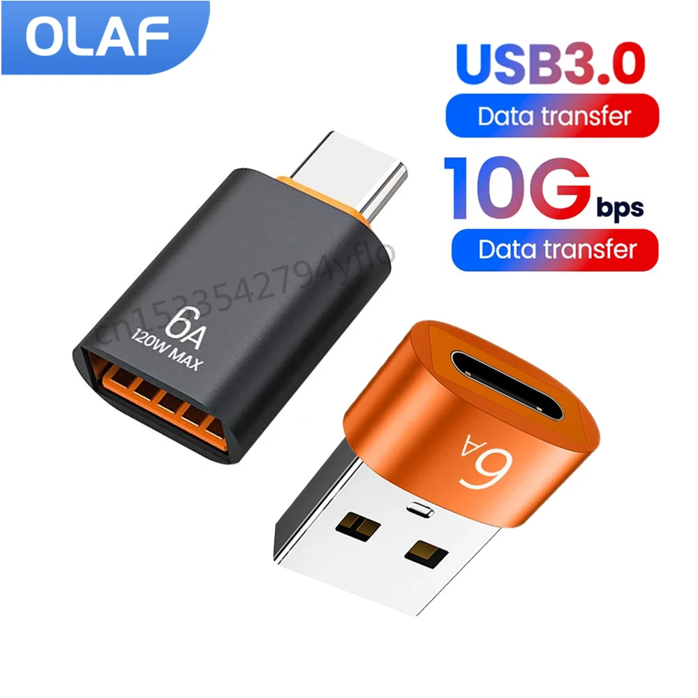 6A USB OTG To Type C Data Transfer Adapter Type C Female to USB Male 6a-usb-otg-to-type-c-data-transfer-adapter-type-c-female-to-usb-male