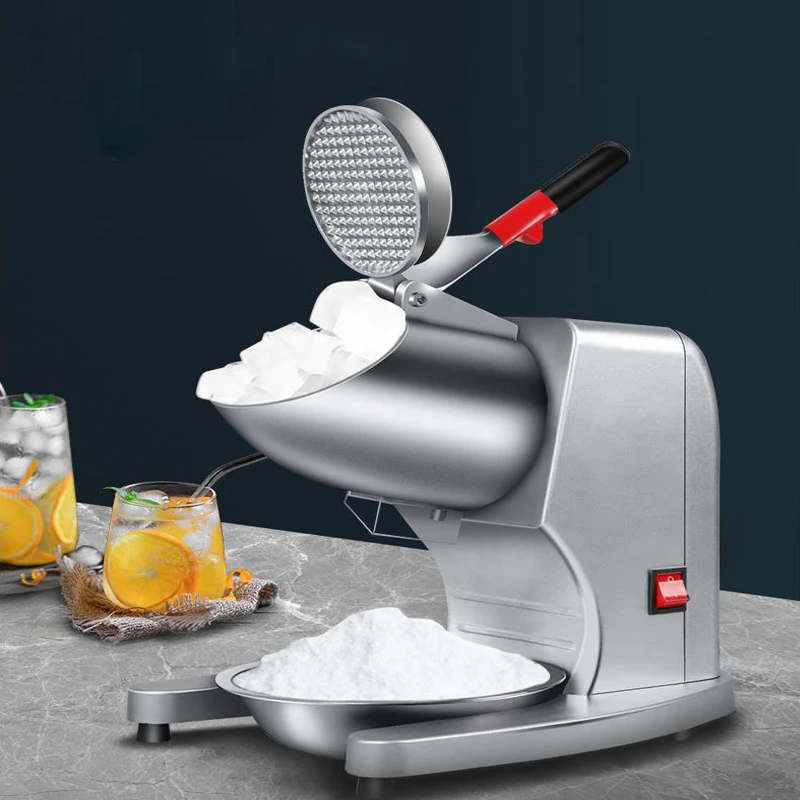 Ice Crusher Machine Ice Smoothie Machine Electric Ice Crusher Slush Machine Slushie Machine Granizadora Commercial Slushy Granizing Home Icy Drink Smoothie Maker