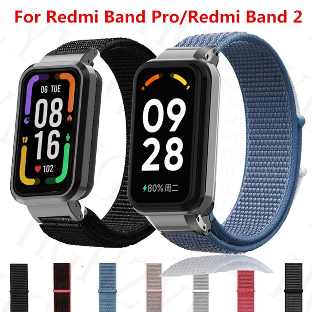  kwmobile Straps Compatible with Xiaomi Redmi Smart Band Pro  Straps - 2x Replacement Silicone Watch Bands - White Matte/Dark Green :  Cell Phones & Accessories