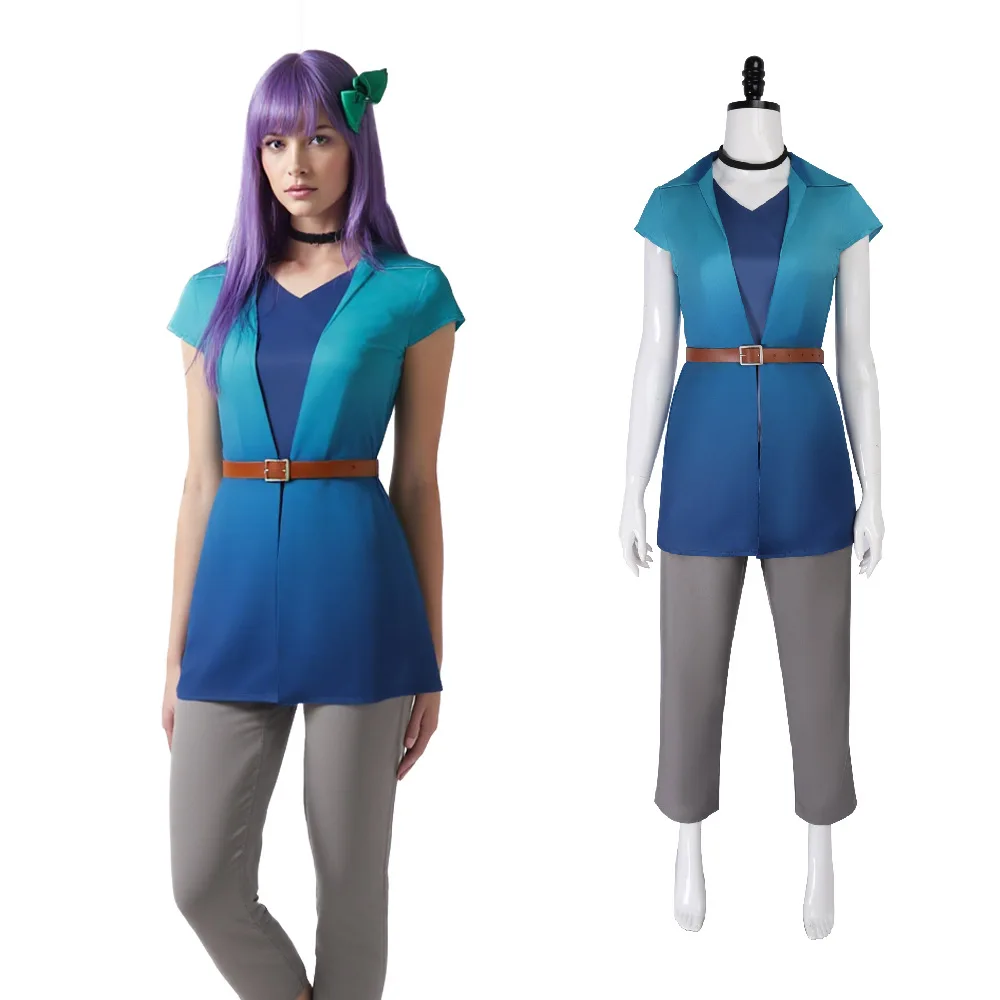 Generic Gradient Dark Blue Jacket and Pants Costume for Women (Unofficial)
