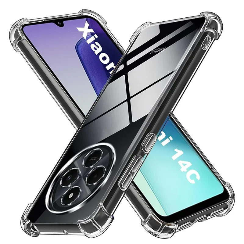 Clear Ultra-Thin Silicone Shockproof Soft Case Cover