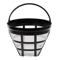 Eco - Friendly Reusable Basket Coffee Filters (Black)