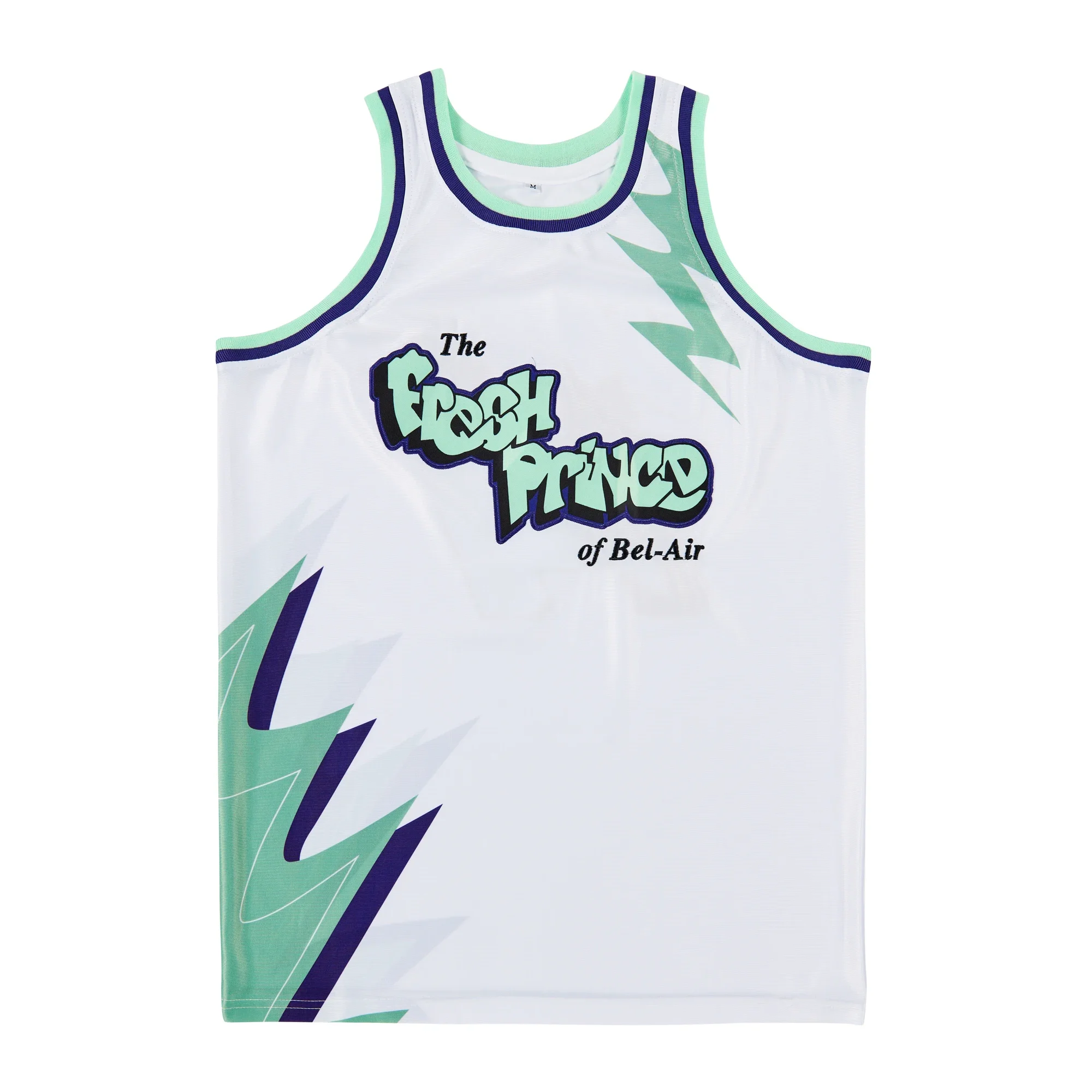 Basketball jerseys FRESH PRINCE 14 SMITH jersey High quality Sewing Embroidery Outdoor sportswear Hip Hop Movie White