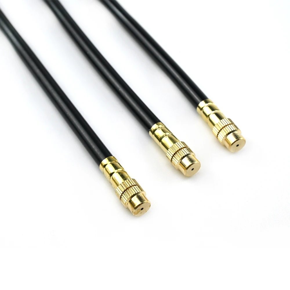 20/30/40/50CM Free Bending Brass Nozzle ID8MM Rapid Insertion Adjustable Spray Head for Garden Cooling Irrigation Misting System 2