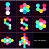 1-24 PCS Touch Sensor LED Night Light Sensitive Hexagonal LED Quantum Lamp Modular Hexagons Creative Decoration Wall Lamp 3