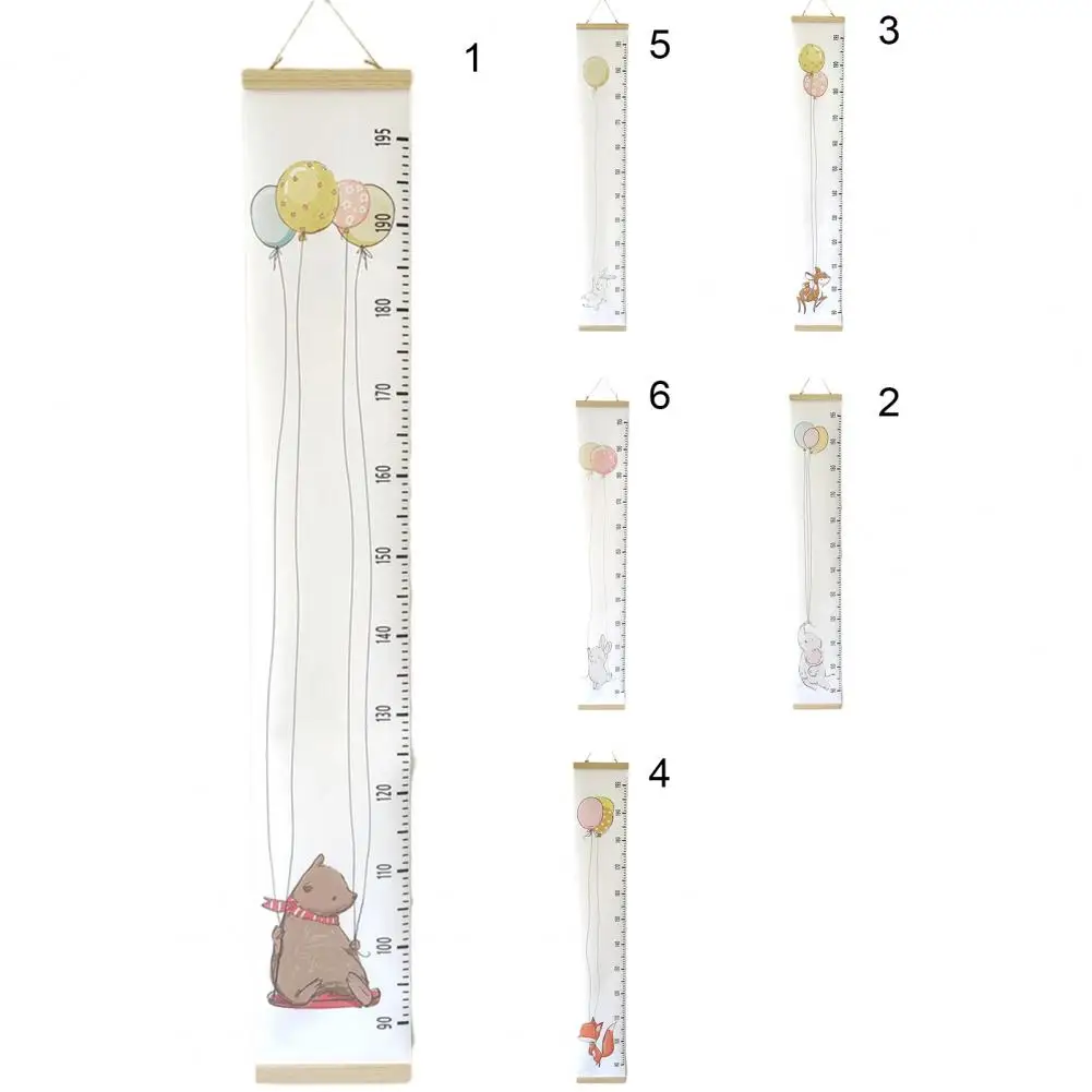 Wooden Canvas Wall Growth Charts Baby Hanging Decorative Chart Height Measure Ruler Removable Wall Sticker for Kids Child Room children height measuring chart