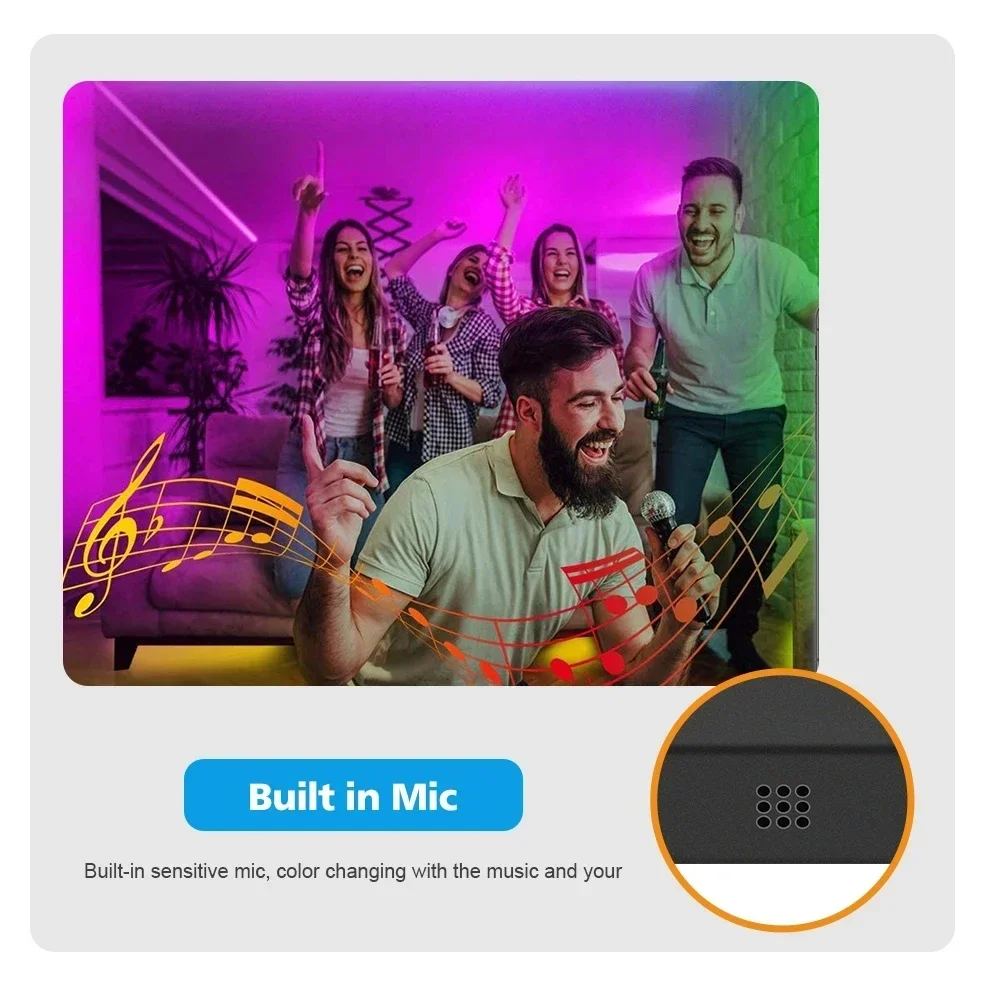 Ʈ ںƮ TV LED Ʈ, 4K HDMI 2.0 ġ ũ ڽ, LED Ʈ , PC  Ʈ ŰƮ, ˷ ۰ ۵