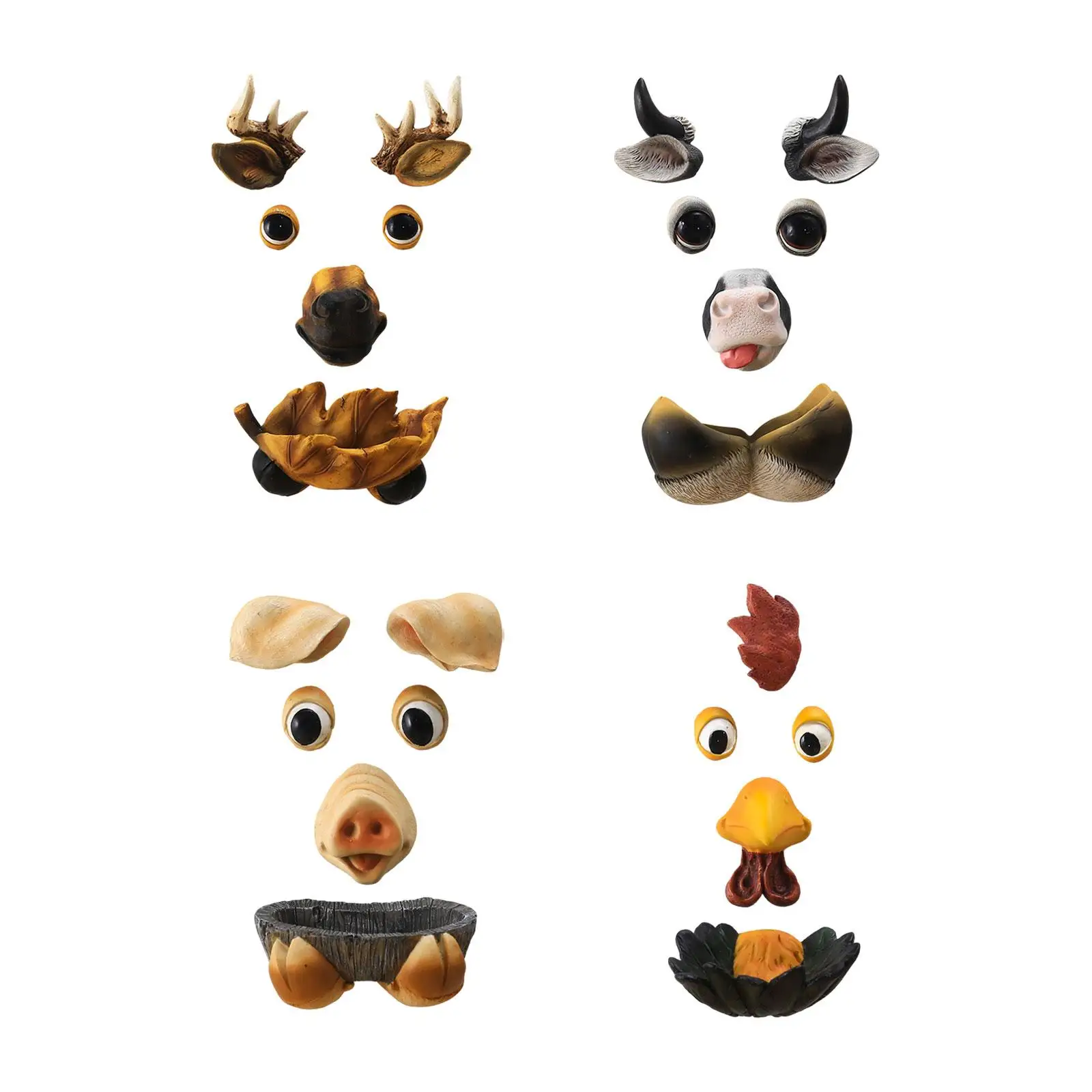 

Tree Face Bird Feeder Lovely Tree Hugger Sculpture for Outside Lawn Outdoor