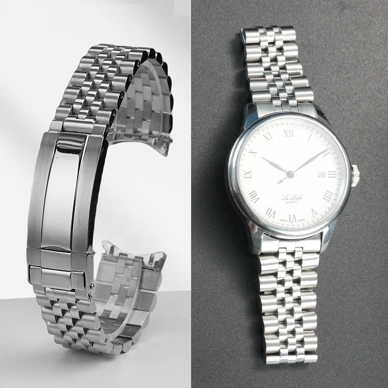 Affordable Luxury Stainless Steel 27 mm Replacement Watch Band SNXM17J5_K0006558 main image 1