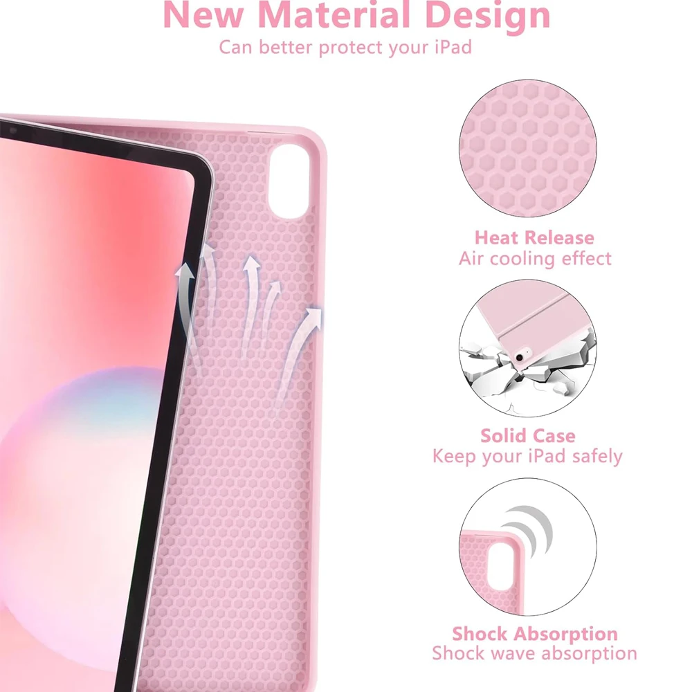 Detachable Keyboard Tablet Case with Pencil Holder
