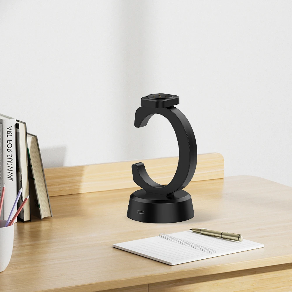 Magnetic Charger Dock Stand with USB Type-C Charging Cable Charge Station Base for Google Pixel Watch 3/Watch 2/Fitbit ACE LTE
