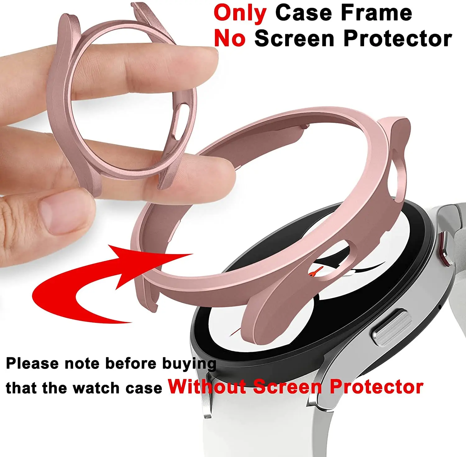 All-Around Bumper Protector Case for Samsung Galaxy Watch 4 and Galaxy Watch 4 Classic