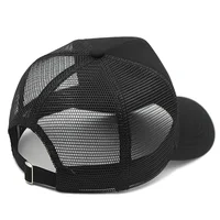 2023 Big Head Man Plus Size Mesh Baseball Cap Solid Color Sun Hat Plain Trucker Caps 55-60cm 60-65cm 5