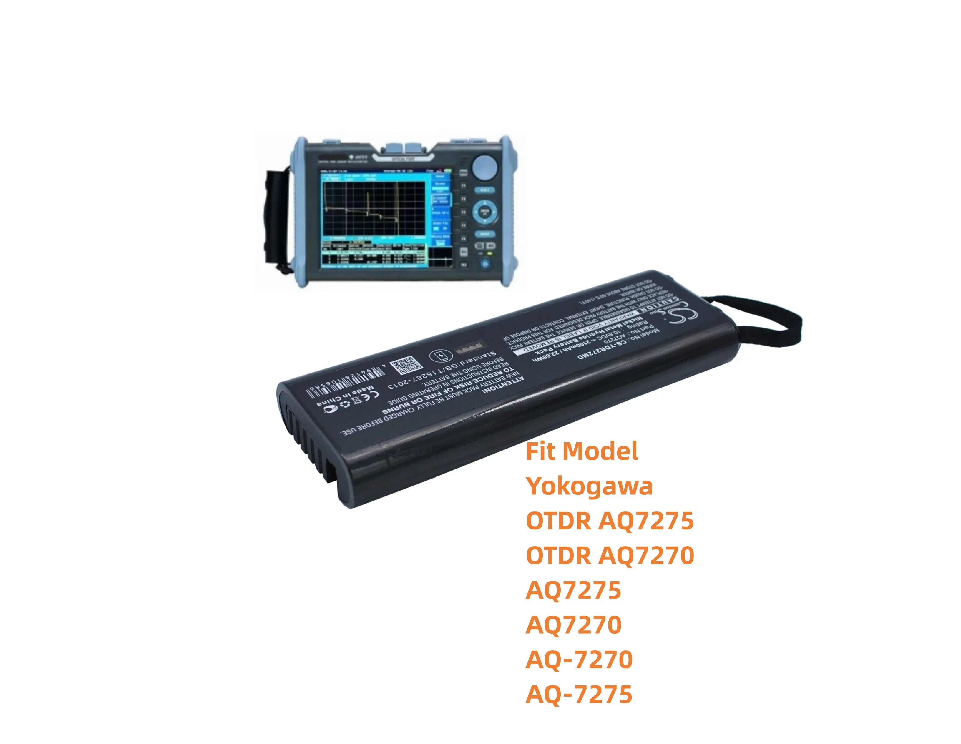 

Cameron Sino 2100mAh Battery for Yokogawa OTDR AQ7275, OTDR AQ7270, AQ-7270, AQ7275, AQ-7275, AQ7270