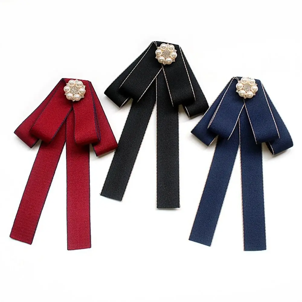 JK uniform Tie Cloth Ribbon Tie Collar Bowtie for School Costume JK Bow Tie Small Bowtie College Style Cravat Neck Ties