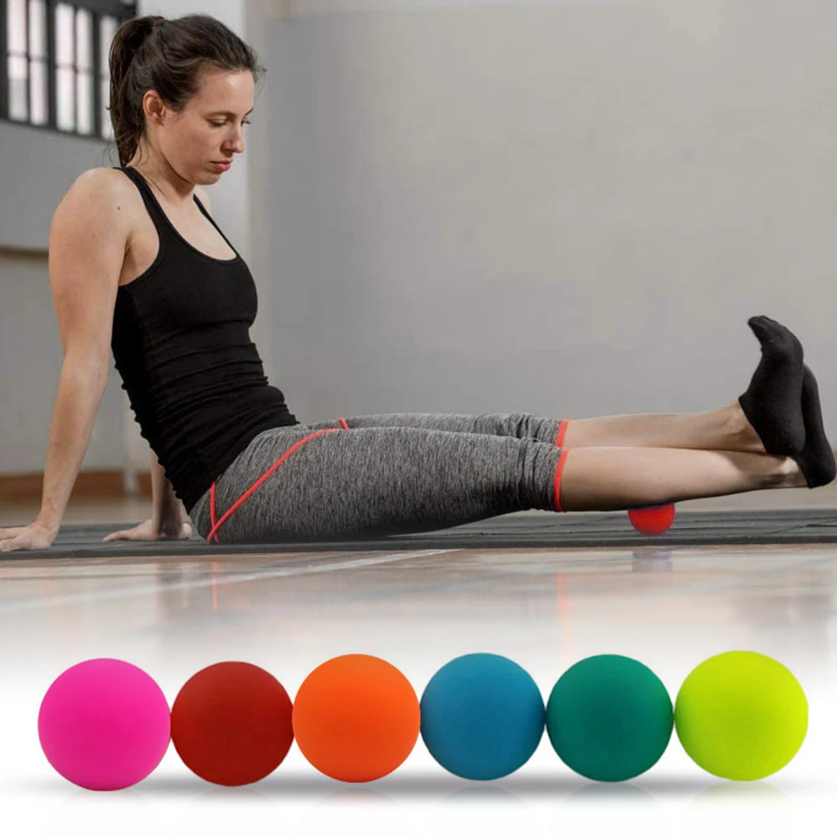 

Fitness Reduce Soreness Deep Tissue Massage Easy-to-use Myofascial Release Tool Muscle Recovery Tpe Lacrosse Ball Hockey Ball