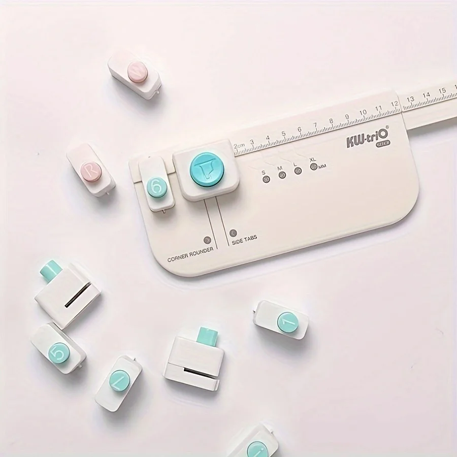 1pc divider line round corner DIY production board, multi-function divider page,DIY bookmark index tag punch - office - 3