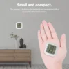 3-10PCS Humidity Sensor Mini Temperature Measurement Instruments with Magnetic Suction Temperature Tester Gauge Household Use 3
