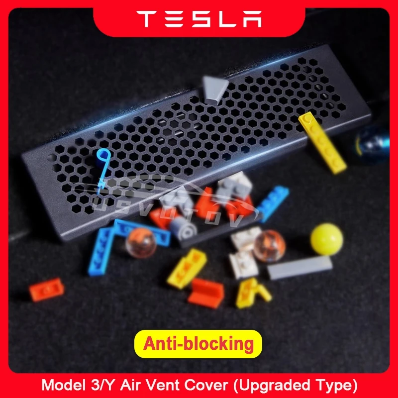 Rear Air Vent Cover For Tesla Model 3 Y Accessories Center Console Armrest  Box Back Conditioner Outlet Filter Grille Protec - AliExpress