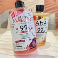 500ml AHA Body and Face Serum Water Moisturizing and Smoothing Facial Skin Arbutin Body Essence Water 3