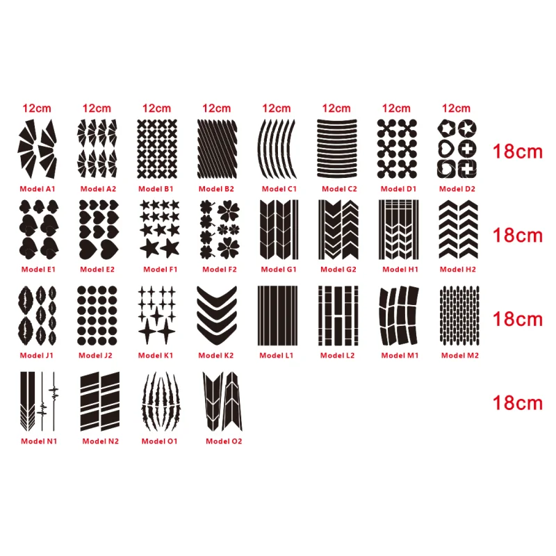 Motorcycle & Bicycle DIY Decorative Sticker Decals - Creative Customization Accessories