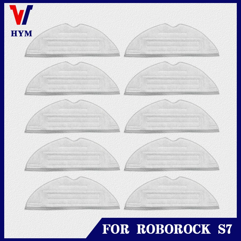 For Roborock S7 / S7 MaxV Ultra mop cloth Accesories Robot Vacuum Cleaner T7S PLUS washable Disposable rag Replaceable parts new replaceable filters vacuum cleaner vacuum parts filter element filter element washable pa xclx002 primary filter