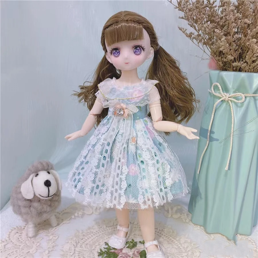 

1/6 кавайная кукла 30 см милая кукла блайз шарнирное тело модные куклы BJD игрушки с платьем обувь парик подарки для девочки Сюрприз подарок