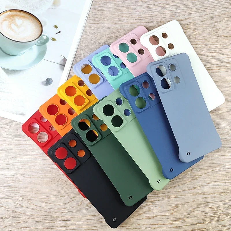 Redmi Color Box Note13 Candy Color Frameless Matte Case For Xiaomi Redmi Note 13 Note13 Pro ...