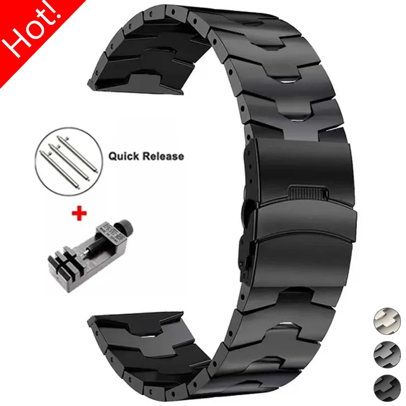 22mm Titanium Alloy Strap for Samsung Galaxy Watch Gear S3 45