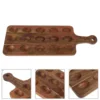 Wooden Deviled Egg Platter Egg Organizer Tray Holder Wood Cheese Serving Board Kitchen Easter Egg Plate For Home Displaying Chee 4