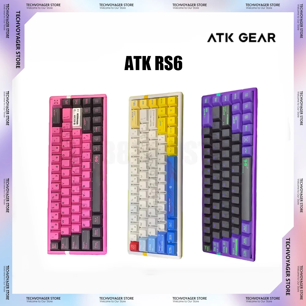 New ATK RS6 Magnetic Switch Mechanical Keyboards Aluminium Alloy 