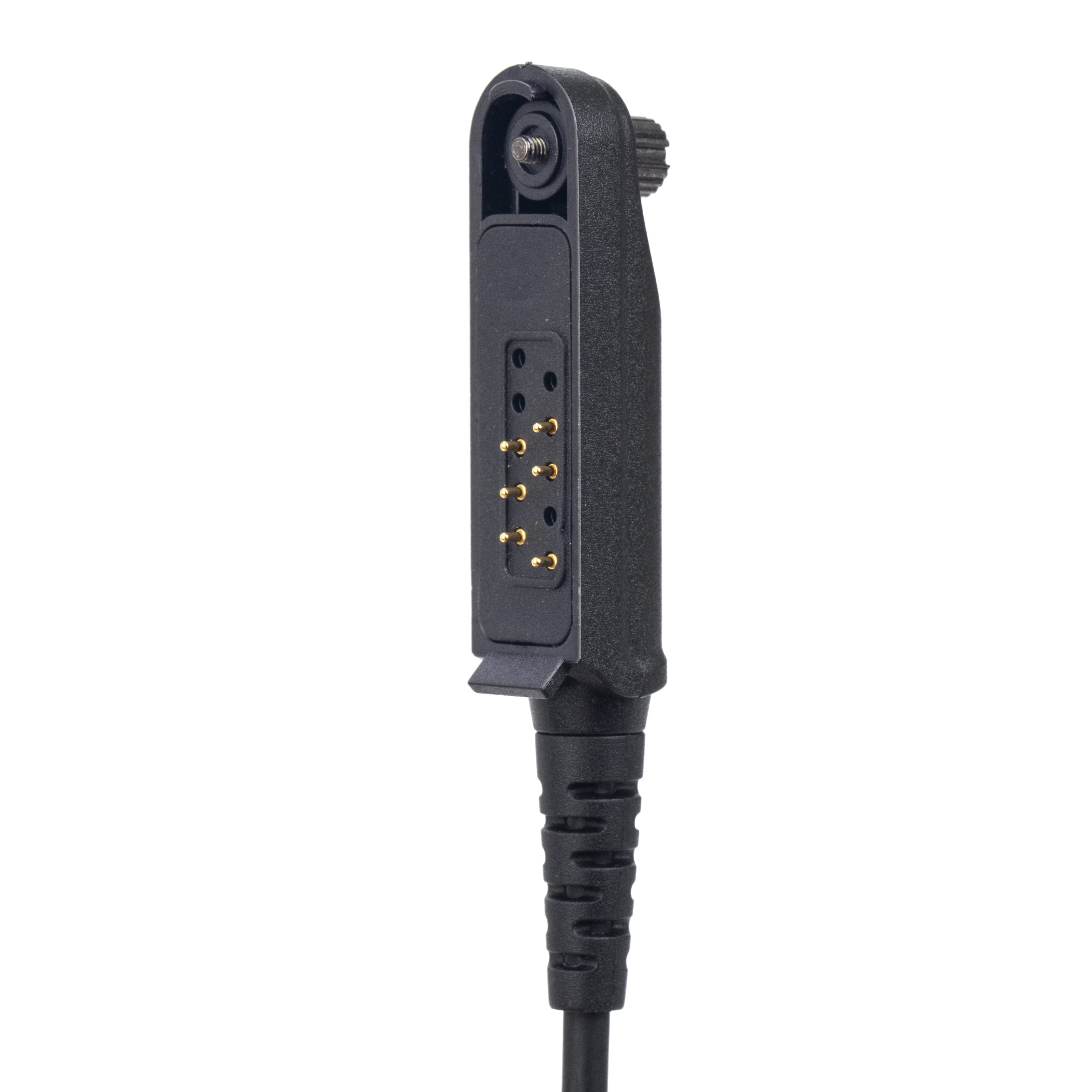 U94 PTT and Finger Microphone PTT with black HD01 Tactical Bowman Elite II Radio Headset Earpiece for UV-XR UV-9R